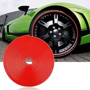 SPENDEAL Car Universal Alloy Wheel Rim Ring Tyre Guard Edge Protector Beading Alloy Wheel Edge Ring Rim Protectors Tyres Tire Guard Rubber Moulding Sticker Decorative Strip