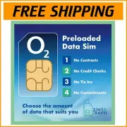 Stay Connected with 45 Prepaid O2 Unlimited Data Plan - 3-in-1 SIM Card