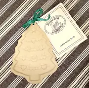 Brown Bag Cookie Art Mold 1986 Christmas Tree Hill Design Recipe Book Retired