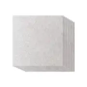 iDeer Life 12PCS Acoustic Foam Sound Absorbing Panels Wall Tiles Square - Sand