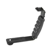 Handle Grip Flash Light with Cold Shoe Mount 1/4 Adapter for Smooth Q2 Mobile 3