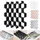Honeycomb Separator Adjustable Drawer Organizer Divider for Black(1pc)