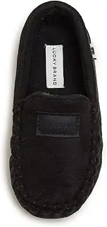[Lucky Brand] Boy's Micro-Suede Moccasin Loafer Slippers