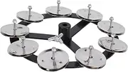 Drum Cymbal Jingle Tambourine,Mountable Percussion Ching Ring,Hihat Instrument Accessory