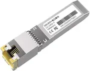 Lyaciomn 10G SFP+ Module 10GbE Copper SFP Modules Optical Port Turn to RJ45 Ethernet Port Gigabit 1000M Transceiver Module 1 PCS
