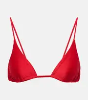 [Jade Swim] Jade Swim Via triangle bikini top AU 8 red