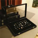 12 WATCH JEWELRY DISPLAY STORAGE HOLDER CASE GRIDS BOX GIFT