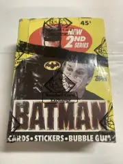 Bbce Sealed 1989 Topps Batman unopened series 2 wax box 36 packs