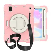 Nevenka iPad Case For iPad Mini 6 with 360 Swivel Stand-Cherry Blossom Powder