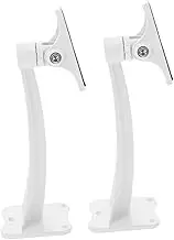 OSALADI Aluminum Alloy Security Camera Bracket 2pcs Adjustable Mount for Indoor/Outdoor Wall Ceiling