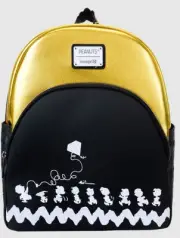 Peanuts 75 Anniversary Loungefly Mini Backpack Charlie Brown Snoopy