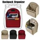 Portable Insert Bag Solid Color Storage Bag New Make Up Organizer Handbag