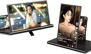 Magnifying Glass,Pull- Out 12in Phone Screen Upgraded Version, Mobile Phone Screen Expanders & Horizontal and Vertical Dual Screen Amplifier Foldable Universal