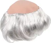 Mediterranean Hood Bald Cap Old Man Costume White Wig Men Old Man Wig Male Wig Halloween Costume Wig Grandpa Wig Bald Wig Wigs Orange Wig Halloween Party Wig Men Funny Wig Vinyl