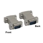 10x DB9 Male to DB9 Male Null Modem Adapter RS-232 Shielded Molded Crossover