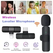 Professional Wireless Lavalier Lapel Microphone For IPhone, IPad - Cordless Omni