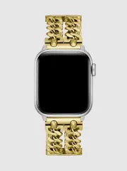 GUESS Women's Gold Apple Watch Strap