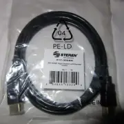 STEREN 517-306BK HDMI High-Speed Cable with Ethernet (6ft) Black New in Package