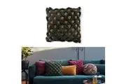 Bedding House Betula Green Filled Square Cushion