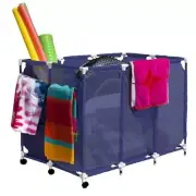 Pool Noodles Holder, Toys, Floats, Balls and Floats Equipment Mesh Blue/White