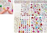 2774 Pcs Gem Stickers, Self Adhesive Rhinestone Jewel Stickers for Crafts Rhinestones and Crystals in Assorted Sizes - Perfect for DIY Jewelry Making and Decorations