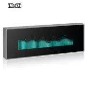 N128 Music Spectrum Display VU Meter VFD Clock Sound Level Indicator w/Shell