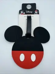 Disney Mickey Mouse Shaped Silicone Luggage Bag Tag NWT