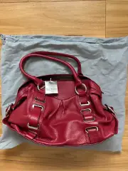 BNWT | OROTON Shoulder Bag, Red, Leather, No Flaws [Comes with original dustbag]