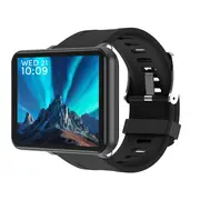 LEMFO LEM T 1G+16G 2.86 Inch HD Screen 4G-LTE Watch Phone 5MP Camera Play Store GPS Wifi Smart Watch Black