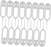 TEHAUX Convenient Mobile Phone Card Removal Pin 12mm Length Multi-Device Compatible Stainless Steel Sim Ejector Tool