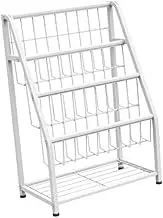 Fonowx Kids Bookshelf Display Cabinet Toy Storage Organizer, Classroom Children Book Storage Rack, Book Holder for Coloring Book, 4 Tier