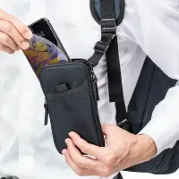 在飛比找樂天市場購物網優惠-數碼收納包手機掛包便攜包多功能小型運動挎包腰包男