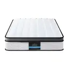 Giselle Mattress Spring Cool Gel Foam Euro Top Bed Medium Firm 25cm King Single