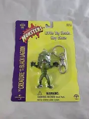 Vintage 1999 Creature Black Lagoon Universal Monsters Little Big Heads Keychain