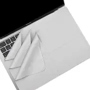 KEANBOLL 3-Pack Microfiber Liner Cleaning Cloth 13" with Screen Keyboard Imprint Protection Compatible with MacBook Pro 13" / MacBook Pro 14" / MacBook Air 13" / MacBook Air 13.6" -Grey