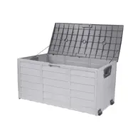SUNYEE Outdoor Storage Box Grey 290L