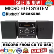 Home Stereo Mini Hi Fi System Bluetooth CD Player USB DVD Compact Audio Sound