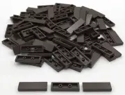 Lego 100 New Dark Brown Tiles 1 x 3 Flat Smooth Pieces