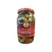 Melis - Pickled Gherkins with Garlic & Red Peppers - 680gm