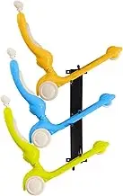 Lhysn Scooter Storage Wall Mount Rack, Garage Storage Stand, for Multiple Scooters Holder for 3 Electric Scooter, Metal Organizer (Black)