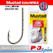 Mustad Long Baitholder Hooks 92647NPBLN