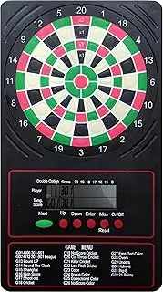 Accudart LCD Electronic Touch Pad Dart Scorer Scores up to 18 Game Types for 8 Players, Black (ESCORELCD-3)