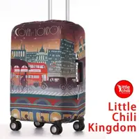 在飛比找momo購物網優惠-【LittleChili】行李箱套套532(倫敦彩 M)