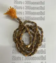 Original Tulsi Mala Prayer Beads Necklace Hindu 108 Bead 100% Iscon Krishna Mala
