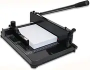 Multifunction Paper Cutter Guillotine, Trimmers Paper Cutter with Safe Knife Lock, Heavy Duty Cutting Trimmer Industrial Use 400 Sheets Capacity (300MM),A4