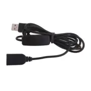 1.5m USB Extension Cable Cord with on off Switches Male to Female Extender Cord
