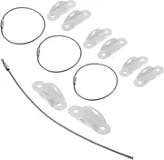 GREENADSCAPE 4 Sets Proofing Furniture Straps Durable Wall Anchors for Bookcases Cabinets Easy Install Safety Anchors for Childproofing Sturdy Design for Heavy Furniture
