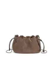 Brunello Cucinelli Top Drawstring Shoulder Bag