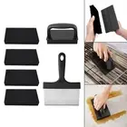 7 Pieces Griddle Cleaning Kit Griddle Spatula for Outdoor Grill Cleaner