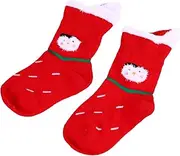 NOLITOY Cute Penguin Pattern Socks for Kids 1 Pair Christmas Socks Warm Cotton Comfortable Stockings